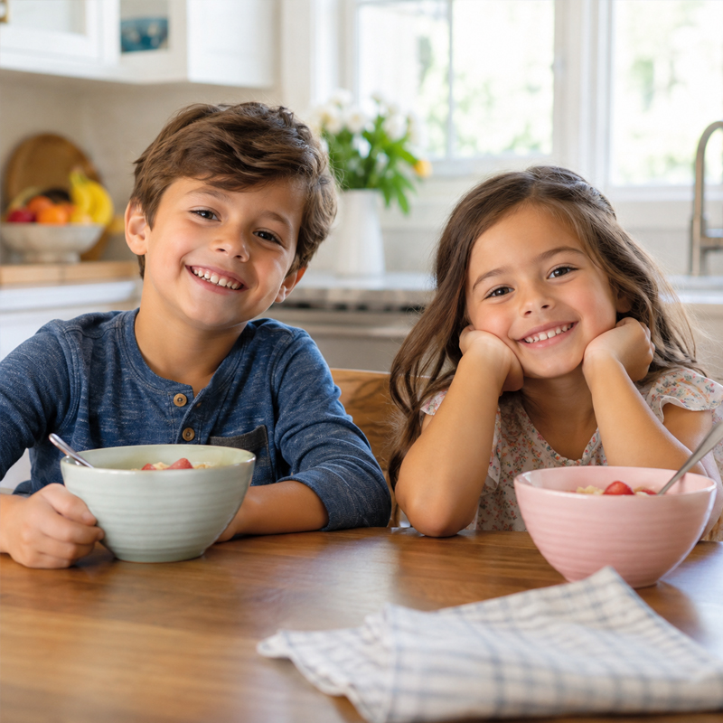 Two children representing patients who may be candidates for dental sealants in Parker, CO